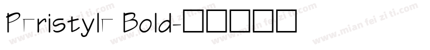 Peristyle Bold字体转换